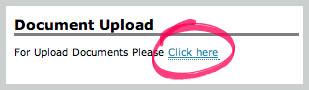 Document Upload Link