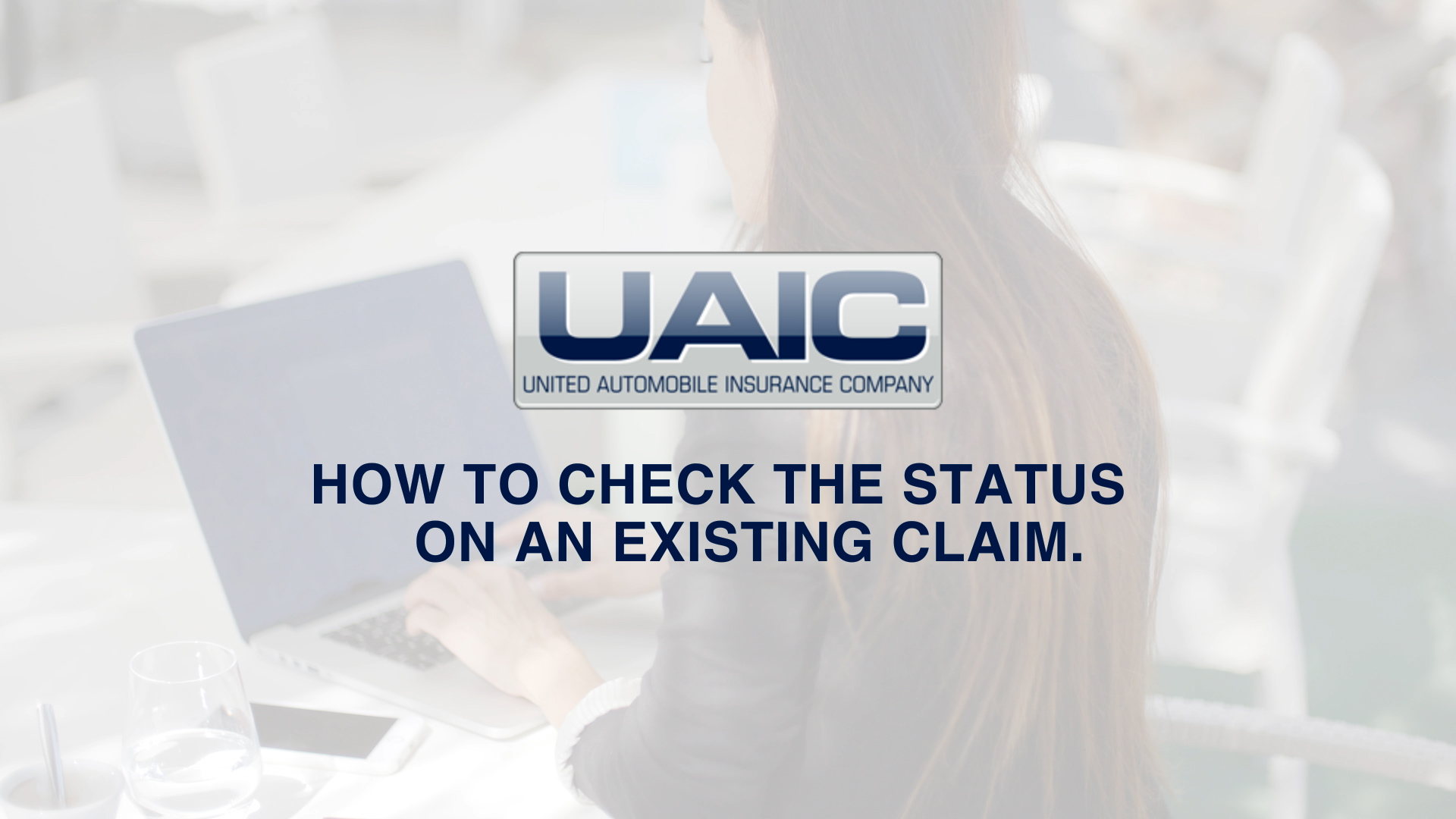 Check the status on an existing claim.